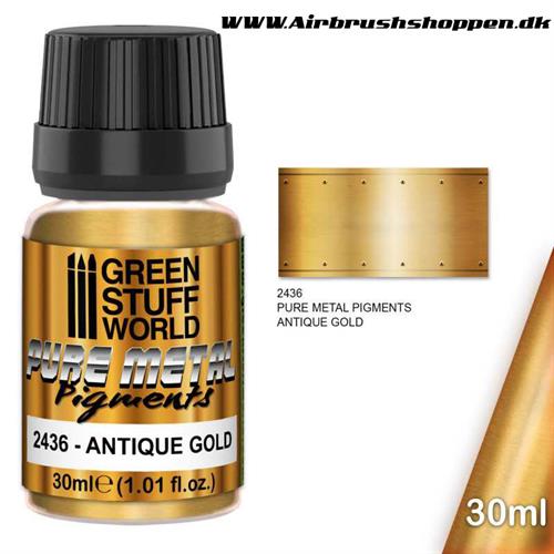 Pure Metal Pigments ANTIQUE GOLD Green Stuff World 30 ml